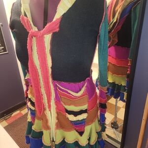 KATWISE ( RAINBOW HIGH) Multicolor upcycled Serged Mohair